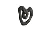 Swirl Wall Tile, Teak Wood, Assorted, Black