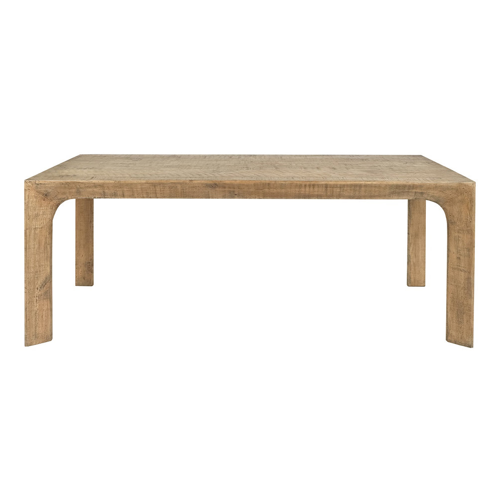 Crest Solid Wood Rectangle Dining Table 78" - Warm Natural
