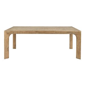 Crest Solid Wood Rectangle Dining Table 78" - Warm Natural
