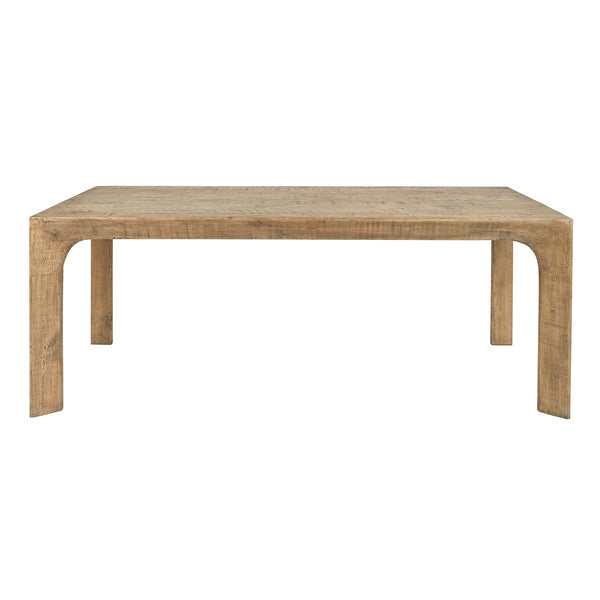 Crest Solid Wood Rectangle Dining Table 78" - Warm Natural
