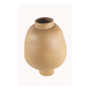 Oma Decorative Vessel in Beige from Moe's