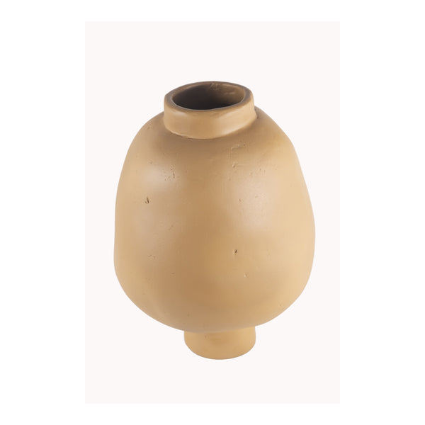 Oma Decorative Vessel in Beige from Moe's