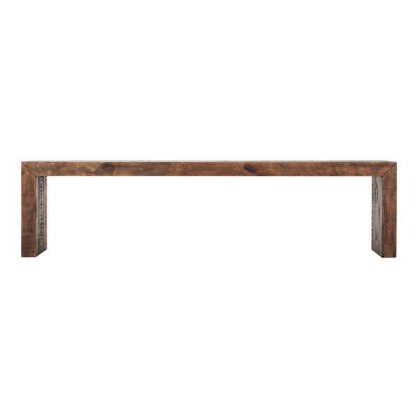 Moe's Vintage Brown Large Bench