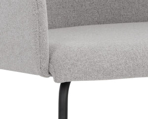 HENSLEY DINING ARMCHAIR - MINA WARM GREY