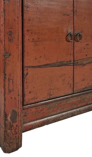 Large Antique Amber Sideboard