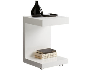 BACHELOR TV TABLE - HG WHITE