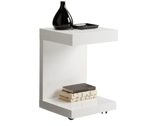 BACHELOR TV TABLE - HG WHITE
