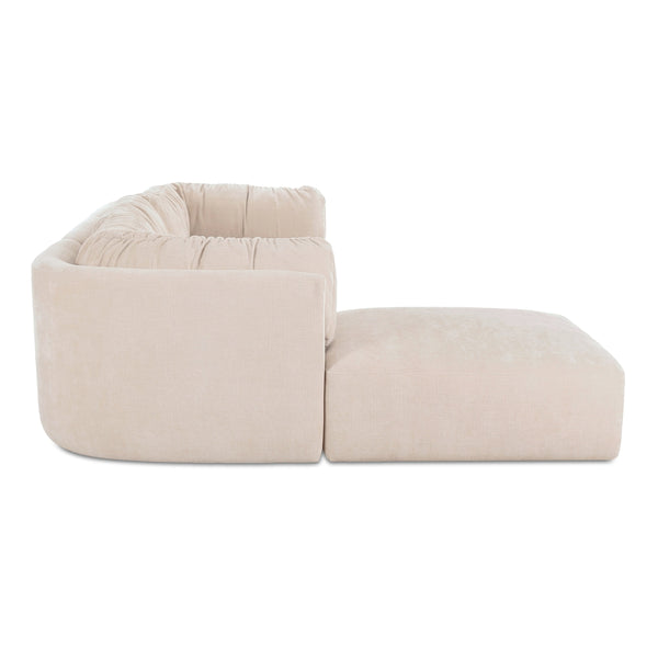 Moe's Matina Lounge Modular Sectional in Oatmeal
