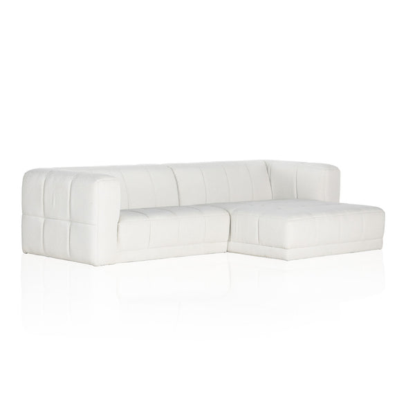 Tavi 2-Piece Sectional - FIQA Boucle Natural