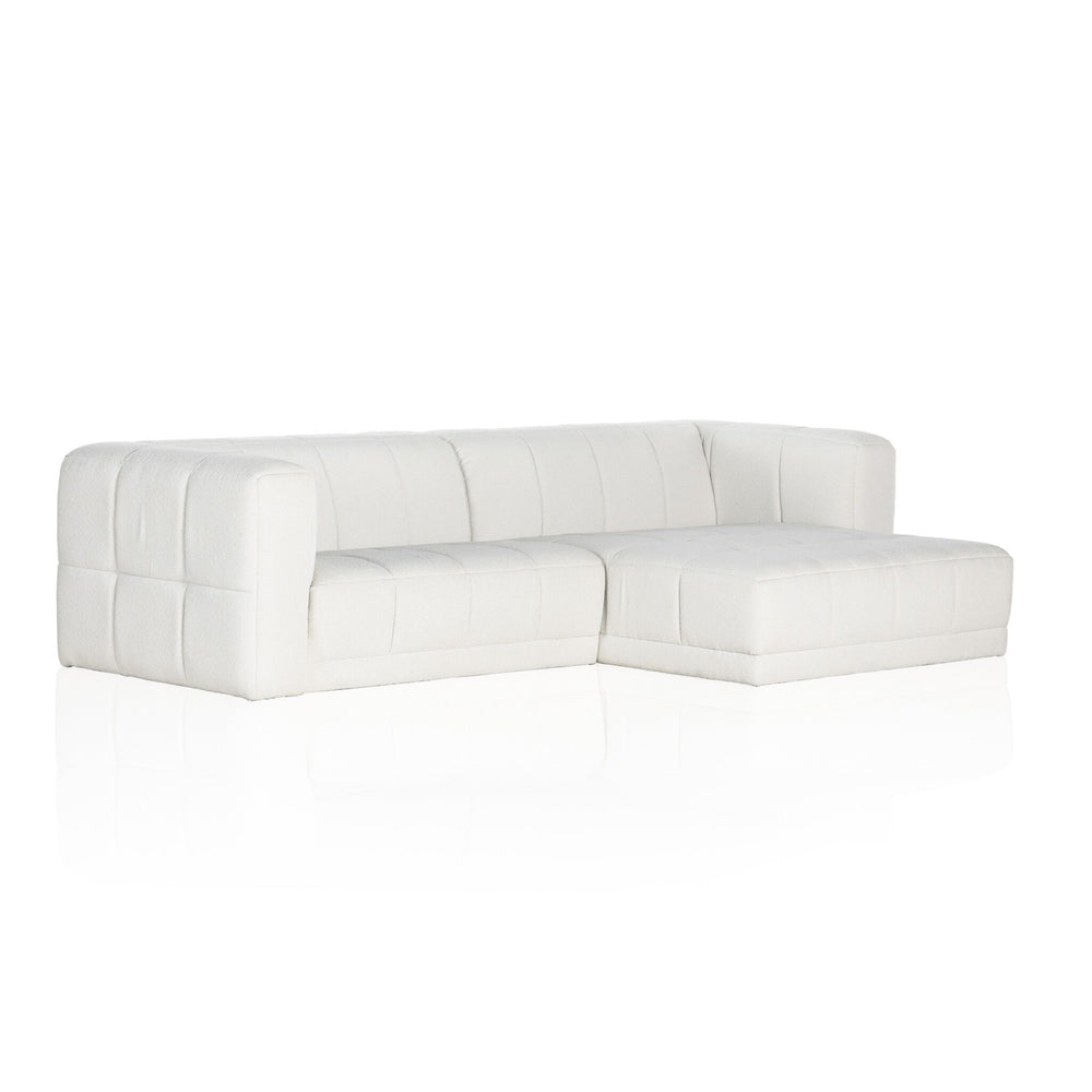 Tavi 2-Piece Sectional - FIQA Boucle Natural