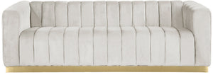 Francis Sofa In Cream Velvet