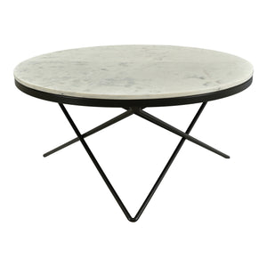 Haley Coffee Table with Marble Top