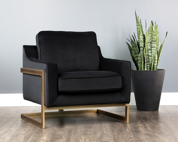 Kalmin Armchair - Abbington Black