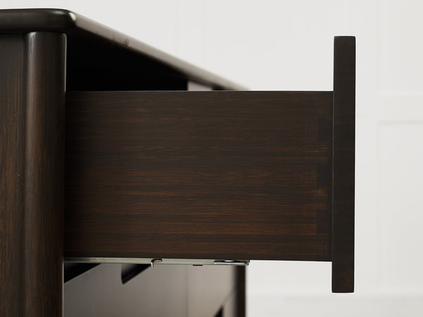 Weston Six Drawer Dresser, Black Walnut