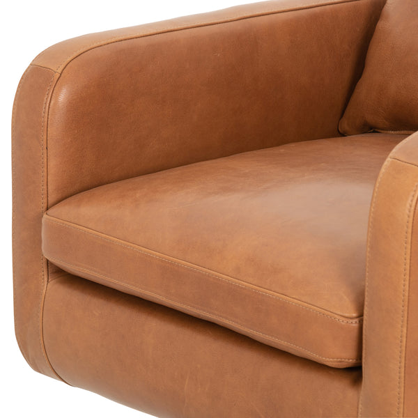 Kaya Swivel Chair-Haven Tobacco