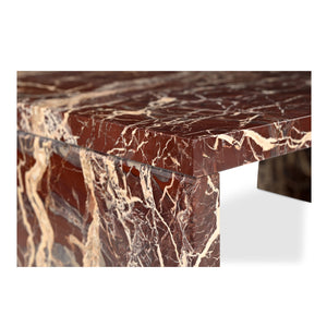 Rosa Coffee Table in Rosso Levanto Marble
