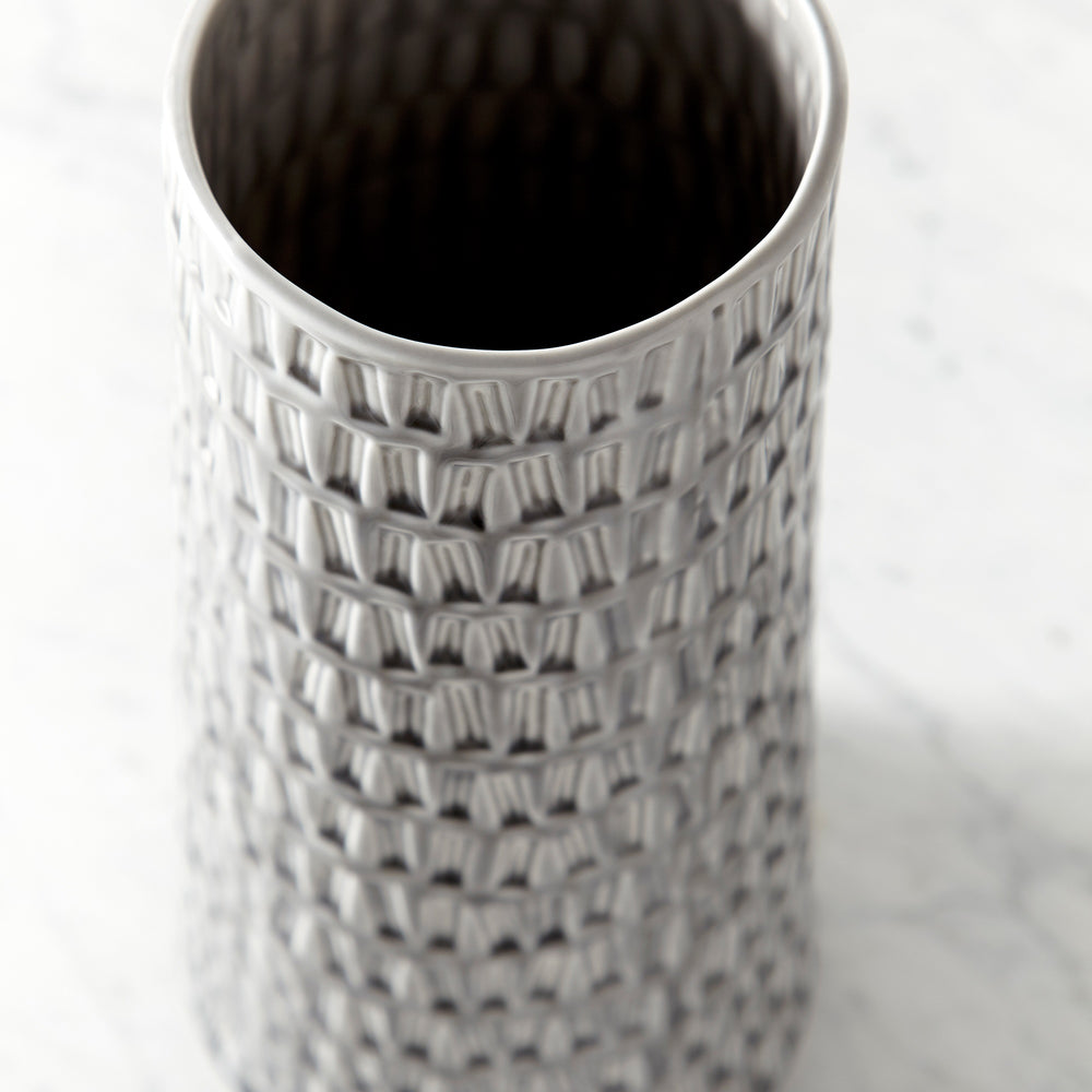 Somerville Vase in Oyster Silver