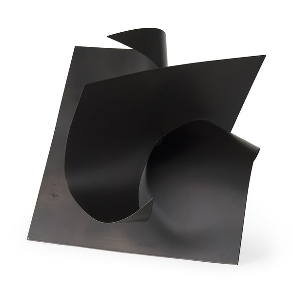 Francesca 18.1L x 18.1W x 18.1H Black Metal Sculptural Decorative Object