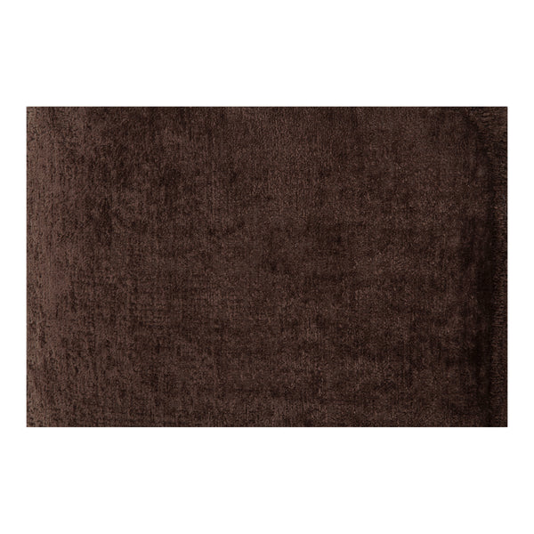 Moe's Mesto Rolling Dining Chair Dark Brown