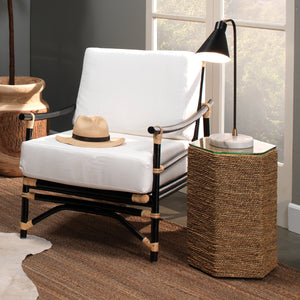 Chronicle Marble Task Lamp with Iron Shade