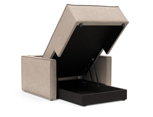 NEWILLA LOUNGER CHAIR W/SLIM ARM RESTS, 39"X61"