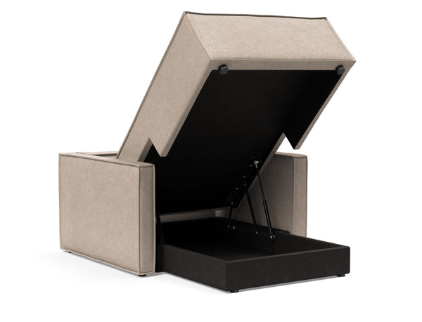 NEWILLA LOUNGER CHAIR W/SLIM ARM RESTS, 39"X61"
