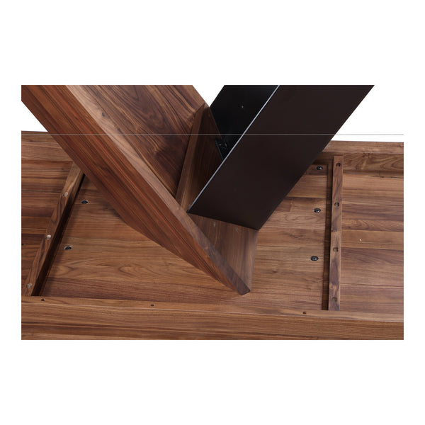 Moe's Axio Dining Table in Brown Walnut