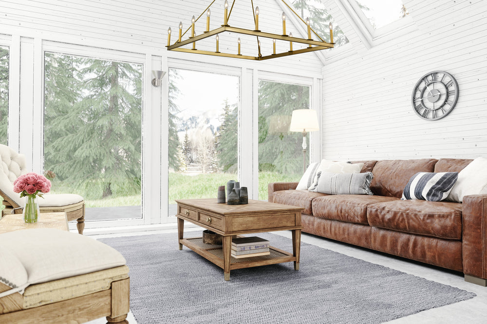 Barclay 16 Light Chandelier in Olde Brass Finish