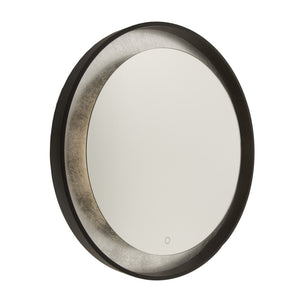 Reflections AM305 Mirror in Oil Rubbed Bronze & Silver Leaf