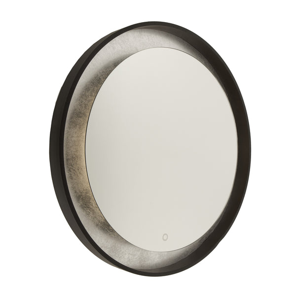 Reflections AM305 Mirror in Oil Rubbed Bronze & Silver Leaf