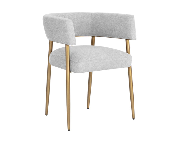 MAESTRO DINING ARMCHAIR - BELFAST HEATHER GREY