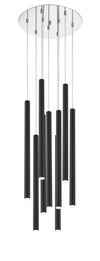 Forest 9 Light Island/Billiard in Chrome Finish