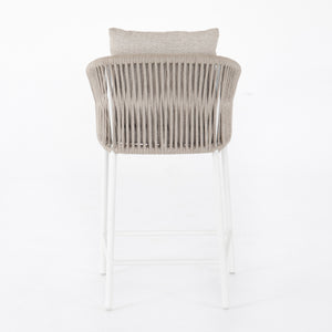 Porto Outdoor Stool-White-Counter