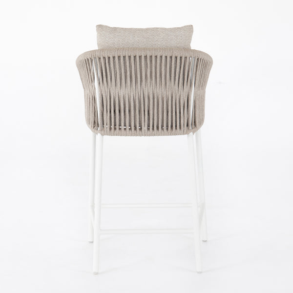 Porto Outdoor Stool-White-Counter