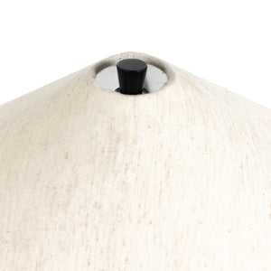 Innes Tapered Shade Table Lamp In Mtt Black