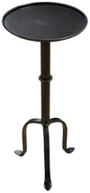 Tini Industrial Steel Side Table in Matte Black