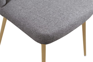 Alexandra Dining Chair In Brushed Gold