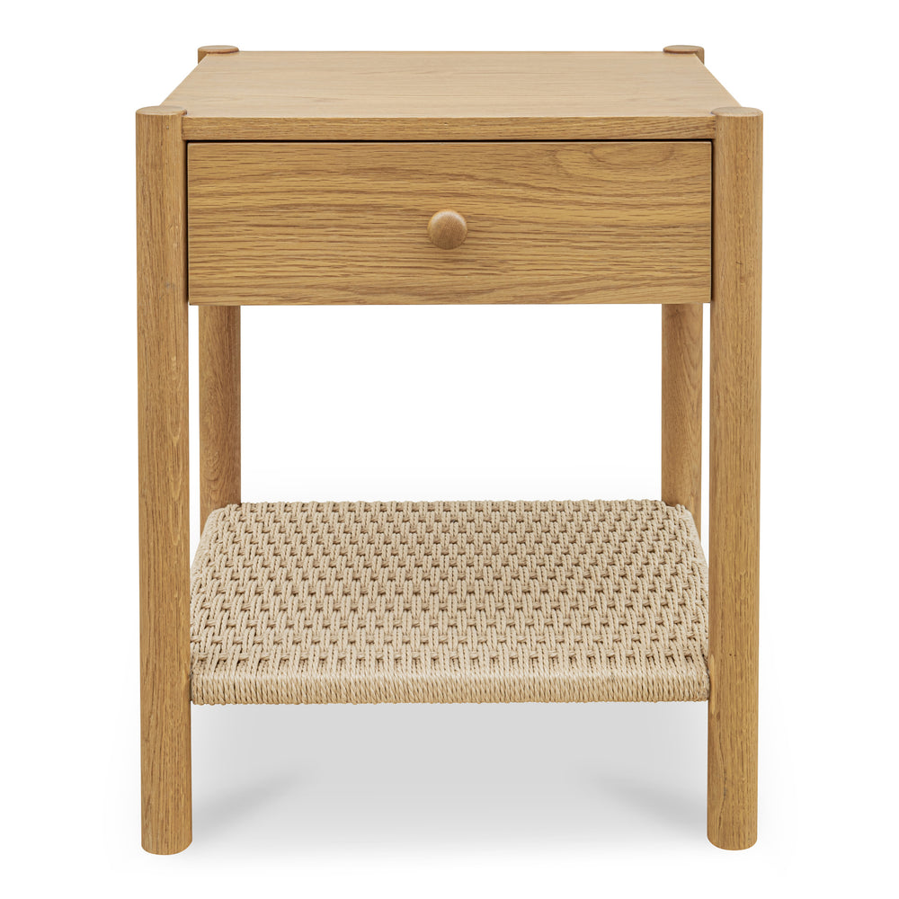 Moe's Millie Nightstand Natural with Drawer