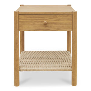 Moe's Millie Nightstand Natural with Drawer