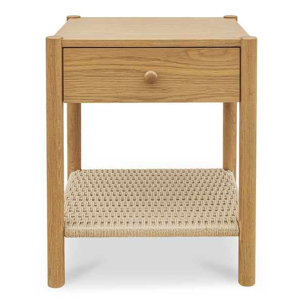 Moe's Millie Nightstand Natural with Drawer