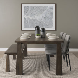 Emu Tall Black w/ Gray Vase