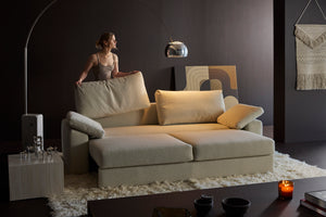 VILANDER SOFA BED, CUSHION ARMS, 57"X79"