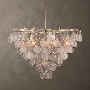Goccia 8 Light Tear Drop Glass Pendant