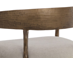 ZANATTA COUNTER STOOL - ZENITH TAUPE GREY