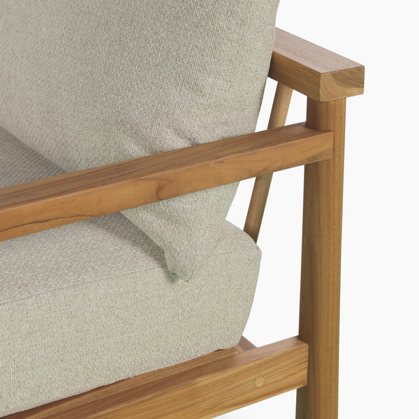 Irvine Outdoor Sofa 96" in Natural Teak
