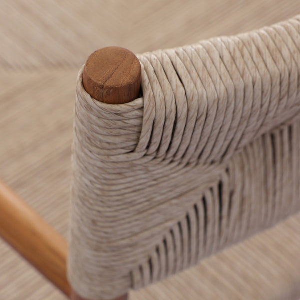 Lomas Outdoor Dining Armchair In Natural
