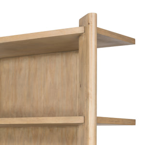 Edmund Bookcase In Smoked Pine