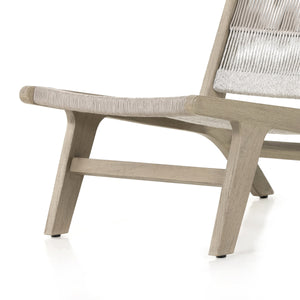 Julian Outdoor Chair In Weathered Grey
