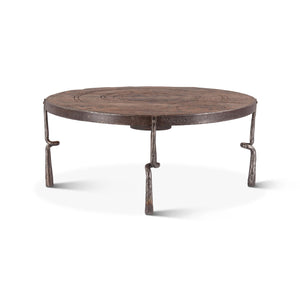 Eiffel 41" Hammered Leg Coffee Table