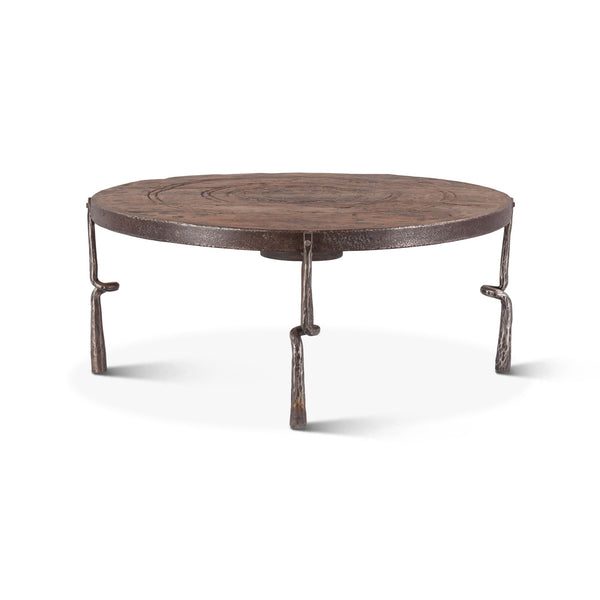Eiffel 41" Hammered Leg Coffee Table